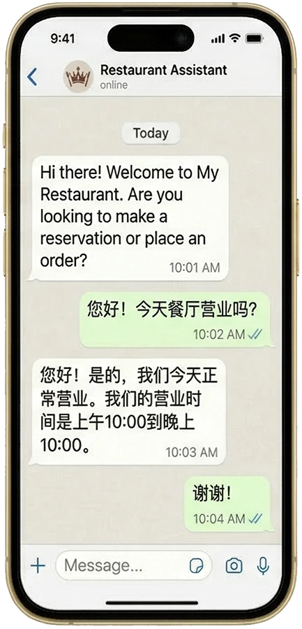 AI agents in messengers