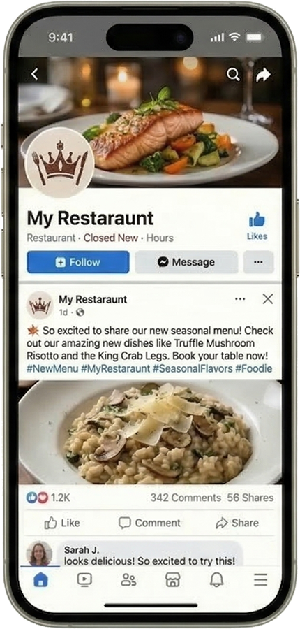 AI autoposting to social networks